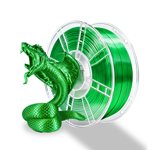 Filamento para Impresora 3D IBOSS Silk Green de Alta Calidad, 1 kg/bobina, PLA Plus con Resistencia Mejorada, 1.75 mm/2.85 mm - Product Image 1