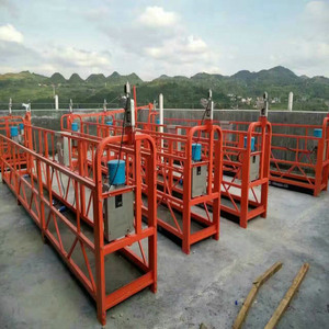 Escenario oscilante chafaudage andamio góndola plataforma de aluminio CE certificado 5M 1000kg guindola electrica cunas de fachada - Product Image 6