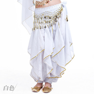 Pantalones largos de linterna giratoria de gasa de color 120D para danza del vientre de la <span class=keywords><strong>India</strong></span> - Product Image 6