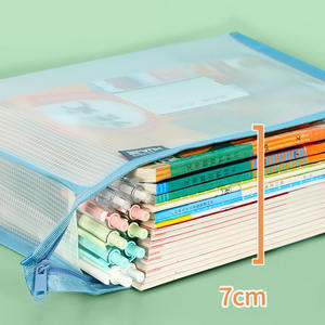 Fabricants Vente En Gros Sac En Plastique Tridimensionnel De Grande Capacité Étanche Tutorat Étudiant Sujet Organisateur De Fichiers - Product Image 3