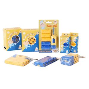 Vente en gros Nouveau sac biodégradable et compostable pour éliminer les excréments de chien caca de chiot Sac pour l'élimination des déchets d'animaux Ocen Flower Senteur fabriqué sur mesure - Product Image 2