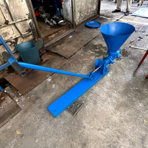 Pompe manuelle d'injection de ciment 1400 mm 30 kg Pression 16 bars Trémie bleue 400 mm Buse 25 mm pour la réparation des fissures murales et le coulis de jointoiement - Product Image 4
