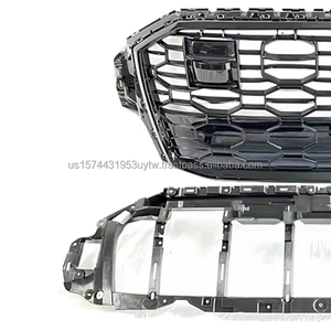 Grille de radiateur à cadre argenté pour Audi Q7 4M.5 RSQ720-23 plastique ABS pièces automobiles nouvel état pare-chocs avant stock américain en gros - Product Image 5