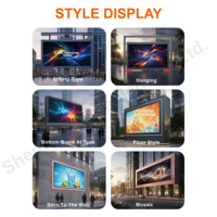 Panneau d'affichage solaire à LED numérique à double face pour l'extérieur Panneau d'affichage à structure en acier pour centre commercial Installation facile