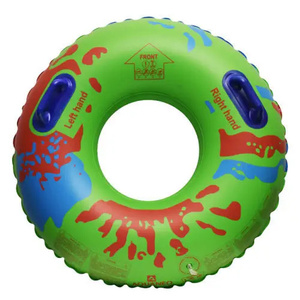 Anneau de natation <span class=keywords><strong>gonflable</strong></span> en PVC avec poignée <span class=keywords><strong>bouée</strong></span> de parc aquatique écologique pour les sports nautiques utilisés comme tube de bain - Product Image 3