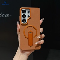 Étui en cuir magnétique pour Samsung Galaxy S26 Ultra, coque de téléphone en cuir pour Samsung Ultra 24, pour garçon, housses de téléphone haut de gamme