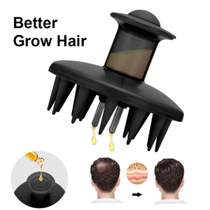 Hair Growth Tool Hair Serum Dispenser Oil Applicator <b>Scalp</b> Massage Comb Shampoo <b>Brush</b> for <b>Scalp</b> Treatment Hair Growth - Product Image 4