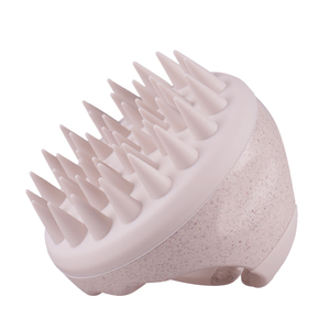 Wheat Straw <b>Brush</b> Scalp Massager Biodegradable Silicone Hair <b>Brush</b> Customized Shampoo <b>Brush</b> for Hair Growth - Product Image 1