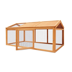 Ucuz büyük Modern evcil hayvan kafesi küçük hayvan evi ahşap tavşan kafesi - Product Image 2