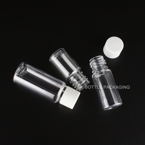 Vente en gros de petits flacons de lotion pour huiles essentielles 6ml 10ml 15ml 20ml en PET transparent, mini flacon échantillon avec bouchon à vis - Product Image 2