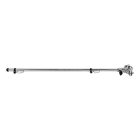 Mât de drapeau de qualité marine à fixation sur rail, 580 mm, en acier inoxydable, pour bateau, yacht, diamètre de tuyau de 22 mm à 25 mm