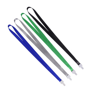 Foska trường cung cấp nhiều màu sắc an toàn ly khai Polyester dây buộc với PVC clip để giữ thẻ cho treo phím - Product Image 5