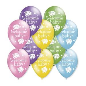 Décoration de fête de naissance, ballon en latex imprimé personnalisé de 12 pouces, ballon à hélium, c'est une fille, c'est un garçon - Product Image 5