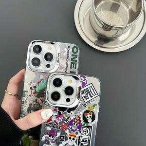 Funda de teléfono de moda para iPhone XR 11 12 13 14 15 Pro Max Plus Cartoon Anime One Pieces <span class=keywords><strong>Luffy</strong></span> <span class=keywords><strong>Zoro</strong></span> IMD Anti-caída a prueba de golpes - Product Image 4