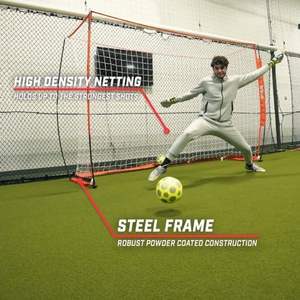 <span class=keywords><strong>But</strong></span> <span class=keywords><strong>de</strong></span> football pliable Elite Futsal <span class=keywords><strong>3M</strong></span> x 2M avec sac <span class=keywords><strong>de</strong></span> transport et cônes d'agilité pour entraînement et jeu professionnels - Product Image 4