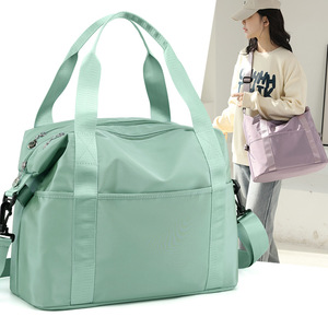 Nylon Sports Fitness <b>Bag</b> Oxford Cloth Satchel Shoulder Tote Weekender <b>Bag</b> Yoga Weekender <b>Bag</b> <b>Swimming</b> Travel Outings Holdall - Product Image 1