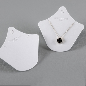 Bán Buôn Bao Bì Đồ Trang Sức Hiển Thị Chăm Sóc Nhãn Thẻ Dập Nổi Vòng Cổ Bông Tai Tùy Chỉnh Thẻ Đồ Trang Sức Với Logo Cho Đóng Gói - Product Image 2