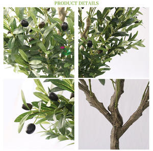 Piante finte Senmasine personalizzate 4ft 5ft 6ft 7ft giardino finto Bonsai grandi ulivi artificiali per ornamento da giardino - Product Image 3