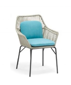 Moderno tavolo <span class=keywords><strong>da</strong></span> pranzo all'aperto <span class=keywords><strong>e</strong></span> <span class=keywords><strong>sedie</strong></span> Hotel mobili <span class=keywords><strong>da</strong></span> <span class=keywords><strong>giardino</strong></span> in vimini Rattan con corda per banchetti <span class=keywords><strong>e</strong></span> parchi - Product Image 4