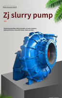 Pompe à boue industrielle ZJ grande capacité pour le transfert de gypse, pompe de transfert minier haute pression électrique ou diesel, OEM