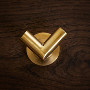 Ak Brass Modern Stainless Steel Wall Hook With Brass Finished <b>Coat</b> Hanger Wall Hanger - Product Image 1
