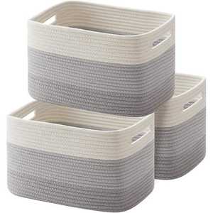 Panier de rangement OIAHOMY, 3 pièces, paniers tissés - Product Image 1
