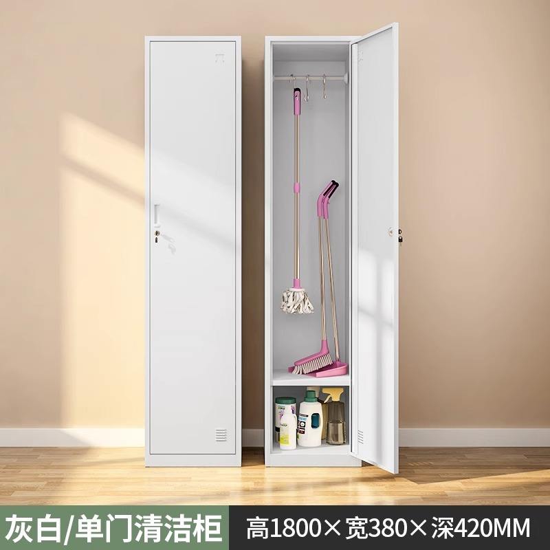 รุ่นพื้นฐานประตูเดี่ยวสูง 1.8 เมตร - สีเทาและสีขาว