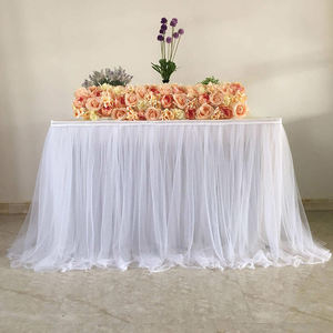 Faldas de mesa de fiesta de cumpleaños para adultos duraderas para decoraciones, rodapiés de mesa para eventos para fiestas - Product Image 4