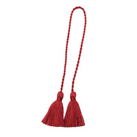Échantillon gratuit 30 cm de grands glands en soie pour bijoux, 100% franges en rayonne pour décoration en soie, 30 couleurs. Gland de 4 cm + corde de 22 cm
