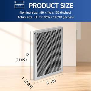 Filtro Deshumidificador Xinrui 5695 297x203x20mm de Aleación de Aluminio para Filtración de Aire Compatible con 1820 1820Z E070 E070KZ E070KZM - Product Image 4