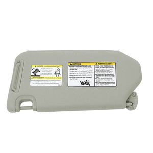 Sun Visor For 2013-2018 Infiniti Qx60 Gray Right Side With Light And Wiring 96400-9pb0a - Product Image 1