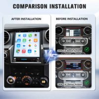 Autoradio Android 13 de 10,4 pouces pour Land Rover Discovery 4 LR4 2009-2021, Carplay, navigation GPS, écran tactile multimédia, unité principale