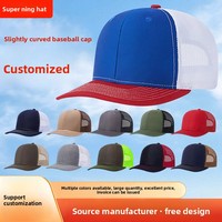 Gorra Trucker Clásica de 6 Paneles, Malla Transpirable, Cierre a Presión, Estructurada, con Logotipo Personalizado, Venta al Por Mayor, OEM, ODM, Protección Solar, Unisex para Exteriores