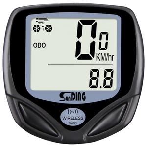 Computadora para bicicleta Sunding 546C con pantalla LCD inalámbrica, odómetro para ciclismo y correr, resistente al agua IP65 - Product Image 3