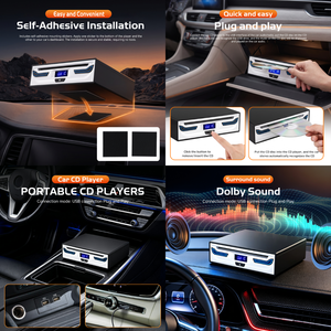 Podofo Auto <span class=keywords><strong>DVD</strong></span>/CD-Player 1 Din Autoradio MP3-Player Digitaler Audio-Musikplayer 618D Stereo 5V Plug-and-Play BT FM AM USB/WAV/<span class=keywords><strong>VOB</strong></span> OEM - Product Image 2