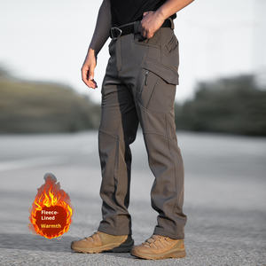 <span class=keywords><strong>Pantalon</strong></span> cargo tactique thermique coupe-vent IX9, multi-poches, en polaire, pour l'<span class=keywords><strong>escalade</strong></span> et la chasse - Product Image 5