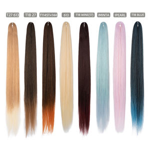 Purple Synthetic Dreadlocs <b>Braiding</b> <b>Hair</b> Extensions <b>Pre</b>-<b>Stretched</b> 70Inch 4PCS/Pack 360g Low Temperature Flame Retardant Braids - Product Image 6