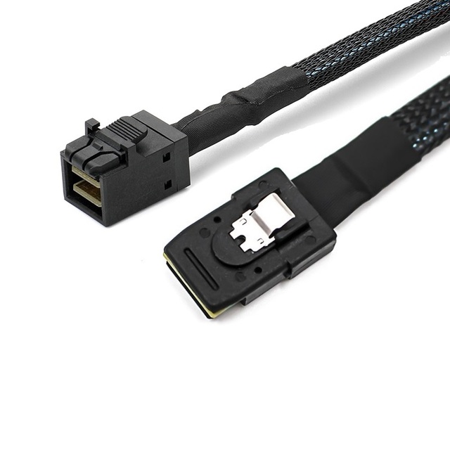 Mini SAS HD SFF-8643 to SFF-8087 Cable 12Gbps 36Pin to 36Pin for SAS Data Cable for Servers 0.5M
