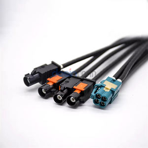 DOSIN Nuevo Conector Automotriz Mate- Mini Código 4 Posiciones Hembra a 4 * Fakra Código Z Macho para RTK031, L=20CM - Product Image 1