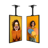 Pantalla Publicitaria para Ventanas OEM HUSHIDA de Alto Brillo (1000nits) para Promociones en Tiendas, con Montaje Colgante
