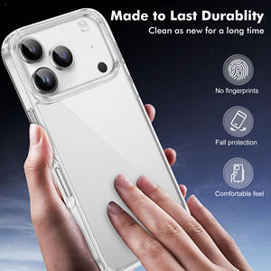 Ốp điện thoại <span class=keywords><strong>TPU</strong></span> HD trong suốt, vừa khít, độ trong suốt cao, chống xước, dẻo, dành cho iPhone 17 Pro Max - Product Image 5