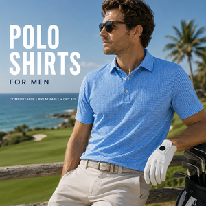 Polo de Golf a Rayas Personalizado Premium para Hombre, Ropa Corporativa de Marca Privada con Tecnología de Absorción de Humedad, OEM - Product Image 1