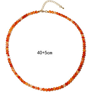 Popular estilo bohemio esmalte cuenta lindo <span class=keywords><strong>Skittles</strong></span> caramelo gargantilla naturaleza piedra curación collar encanto colgante joyería para mujer chica - Product Image 5