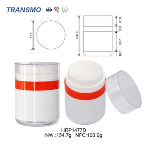 Contenant cosmétique en plastique OEM & ODM 100g, pot vide pour crème visage avec bouchon à vis pour soins de la peau, masque pour les lèvres et emballage de crème pour les yeux - Product Image 2