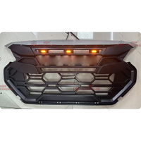 Grille de course avant avec lumières LED pour Isuzu DMAX D-max 2024 2025 Grille de radiateur en maille Pickup 4x4 Grills