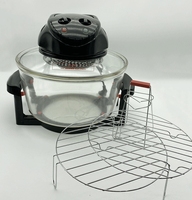 Four à friture sans huile numérique intelligent 20L en verre transparent, pour usage domestique et commercial, alimentation électrique pour hôtels