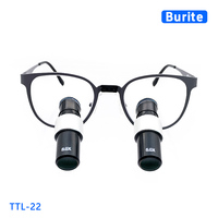 Loupes dentaires Kepler Burite TTL 4X 5X 6X en plastique, loupes chirurgicales binoculaires pour la tête, lentilles ultra-légères