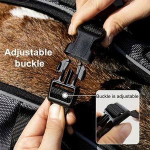 <b>Pet</b> <b>Carrier</b> Luxury Classic Breathable Fashion Modern Polyester Portable Horizontal <b>Backpack</b> Snap Button Shoulder Strap for Dogs - Product Image 6