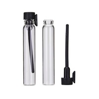 0.5ml 1ml 2ml 3ml distributeur de parfum flacon en verre Tube bouteille Mini verre testeur de parfum bouteille huiles essentielles goutte à goutte bâton pour voyage