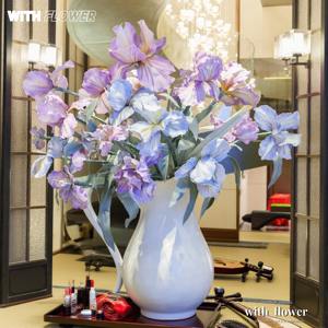 Vase géant en EVA Fleur d'<span class=keywords><strong>Iris</strong></span> Décoration intérieure Accessoire de mariage Présentoir de fenêtre Aménagement paysager, Bureau de vente Accessoires de studio Matériaux - Product Image 3